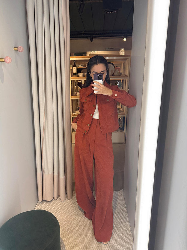 CALÇA LAYSE VELUDO COTELÊ