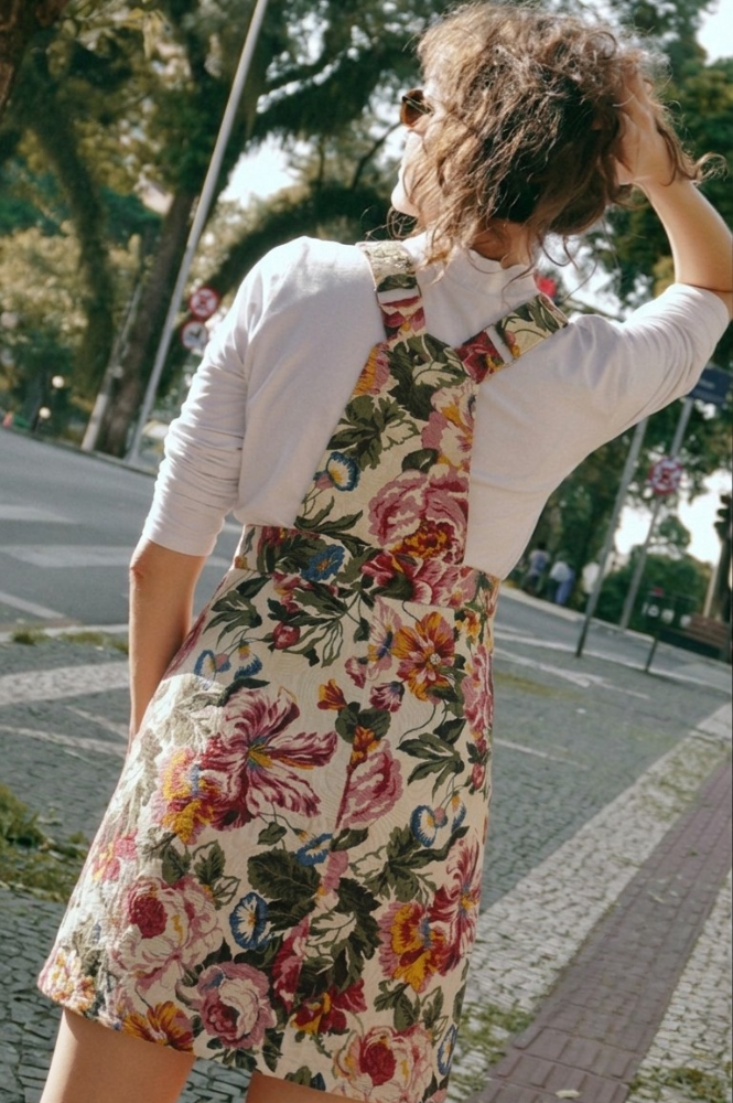 SALOPETE JACQUARD FLORAL