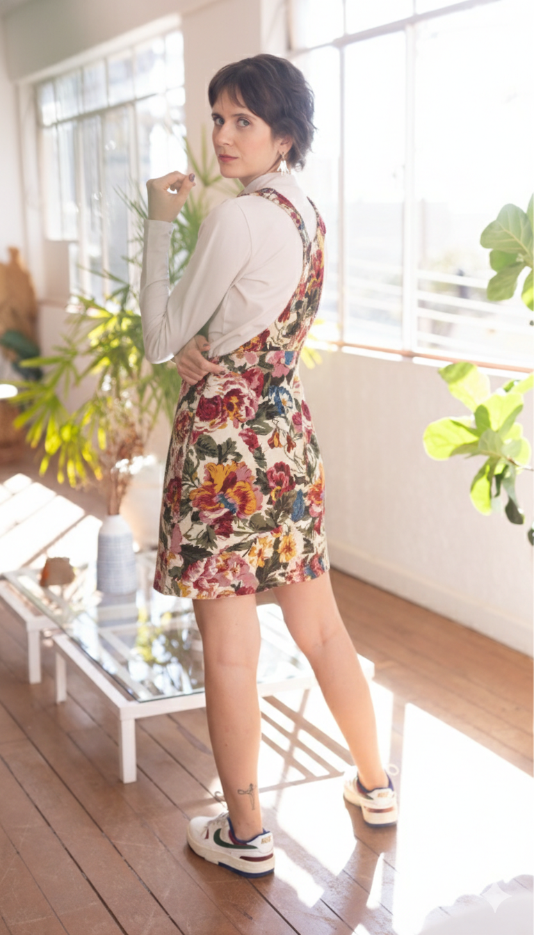 SALOPETE JACQUARD FLORAL