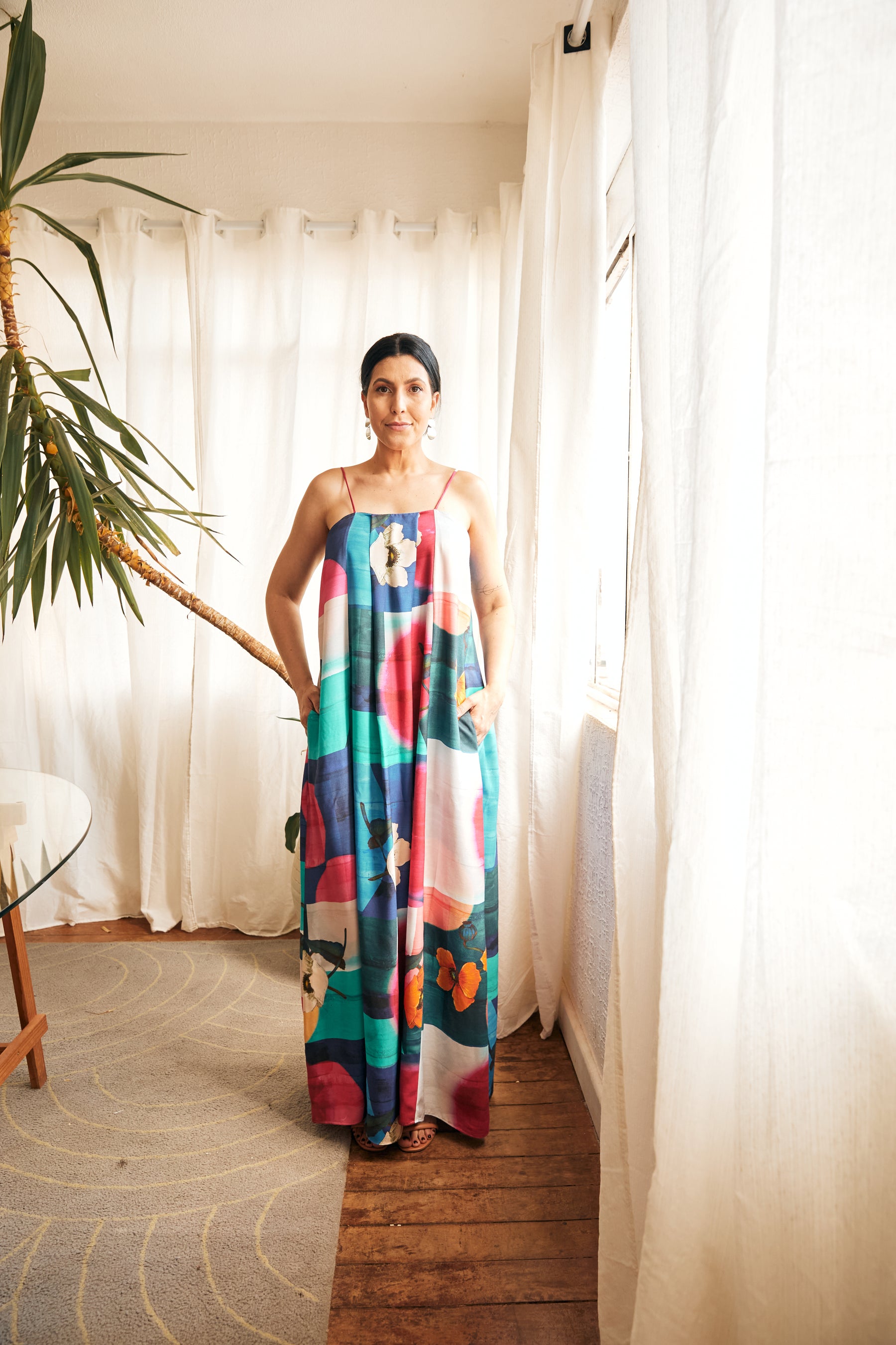 VESTIDO AQUARELA LONGO