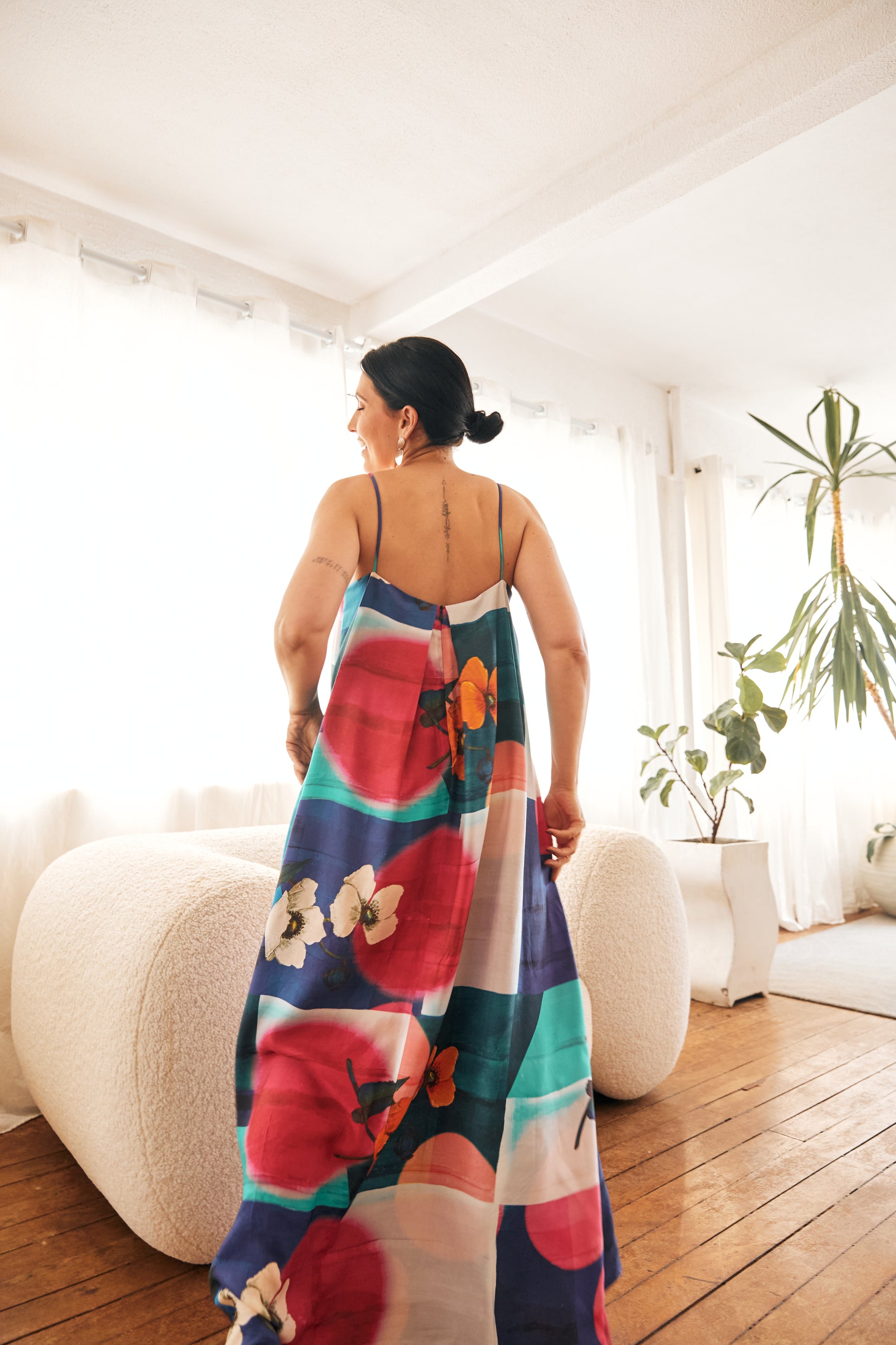 VESTIDO CAROL AQUARELA FLORAL