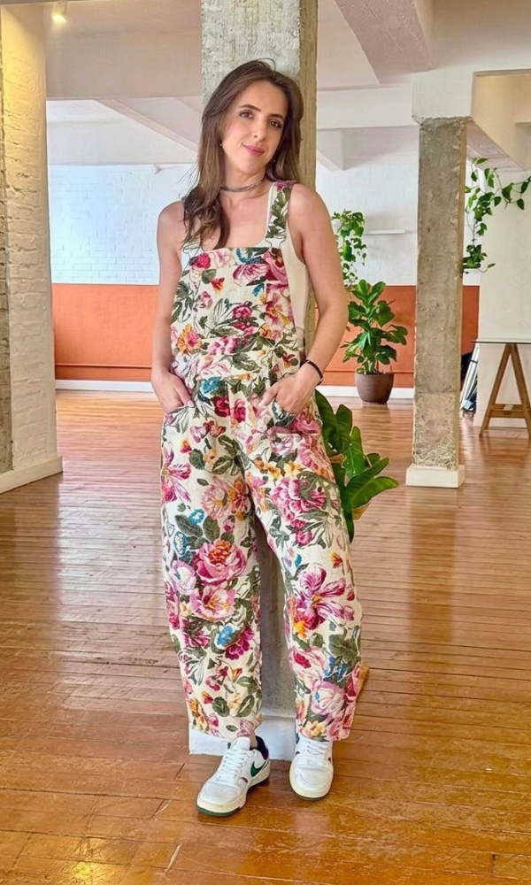 JARDINEIRA JACQUARD FLORAL