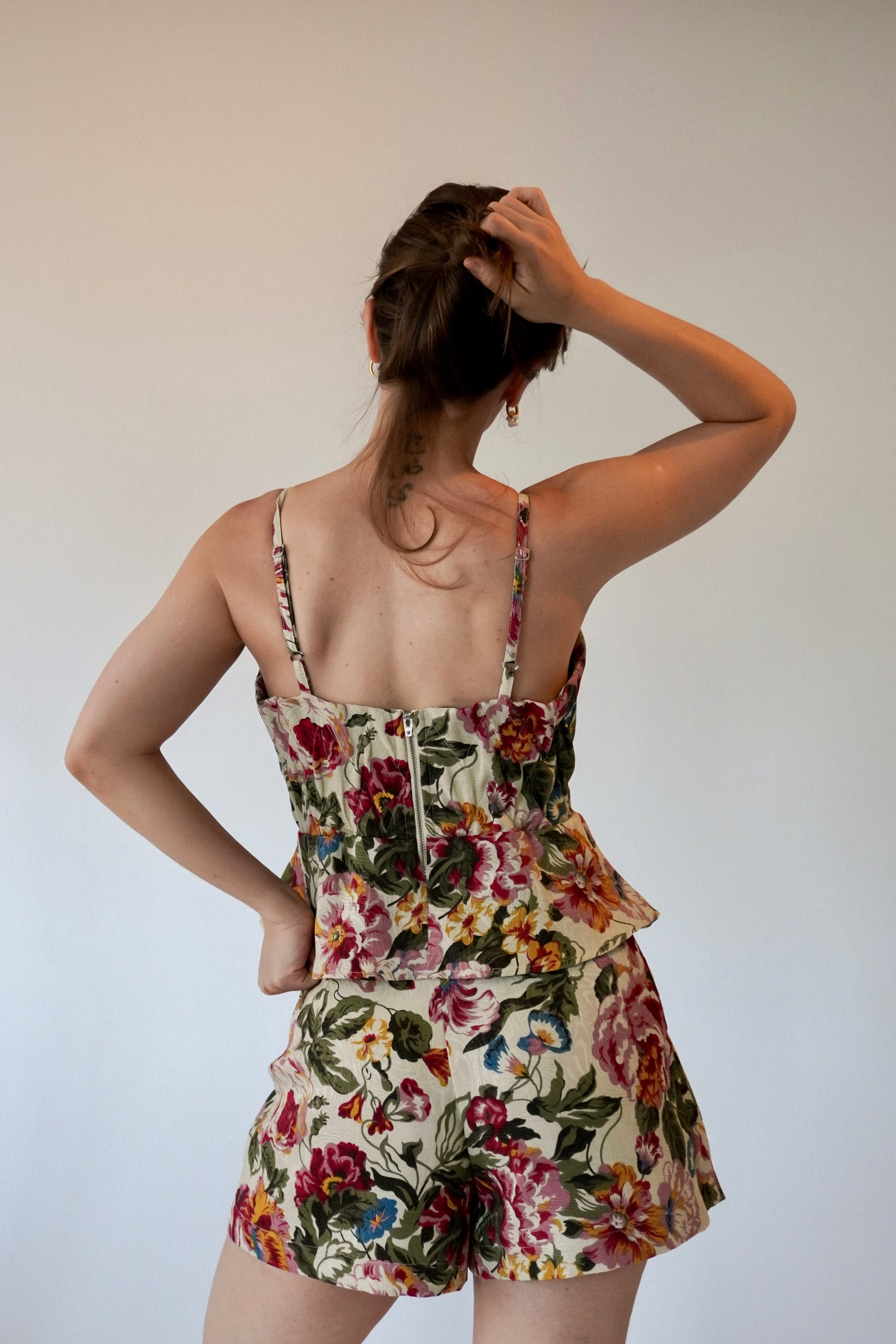 BLUSA PEPLUM FLORAL