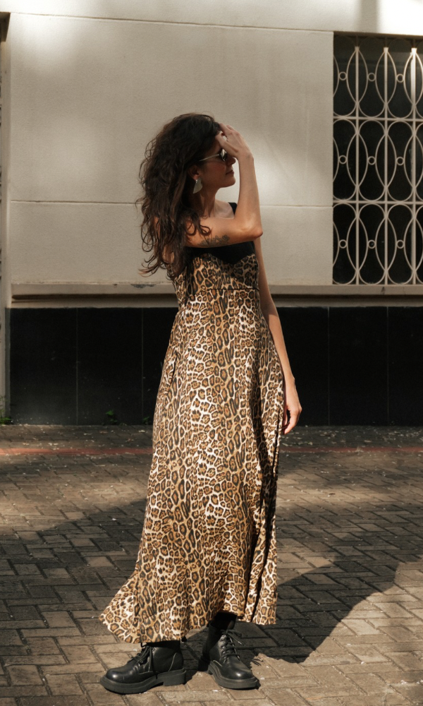 VESTIDO AURORA ONÇA