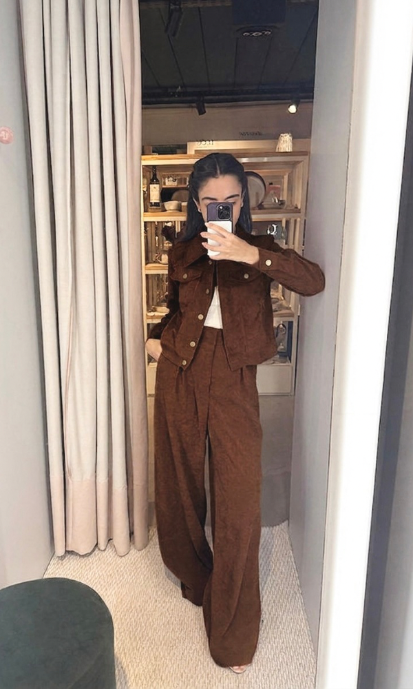 CALÇA LAYSE VELUDO COTELÊ