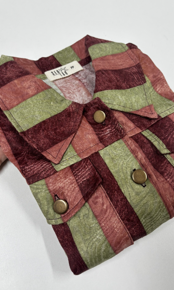 JAQUETA JACQUARD LISTRAS