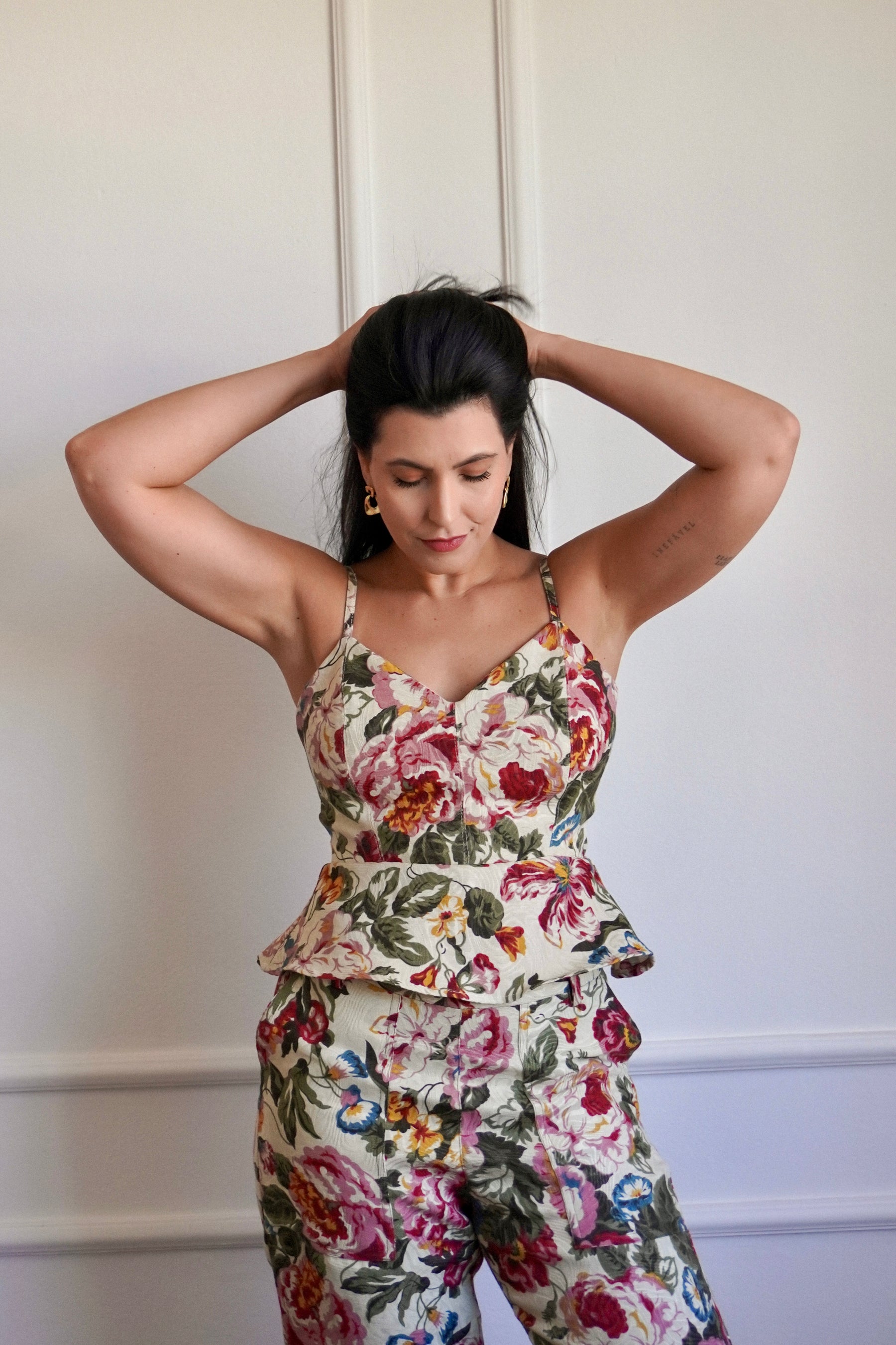 BLUSA PEPLUM FLORAL