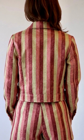 JAQUETA JACQUARD LISTRAS