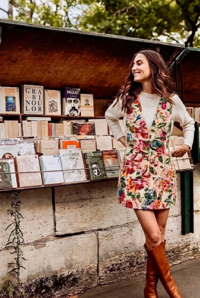 SALOPETE JACQUARD FLORAL