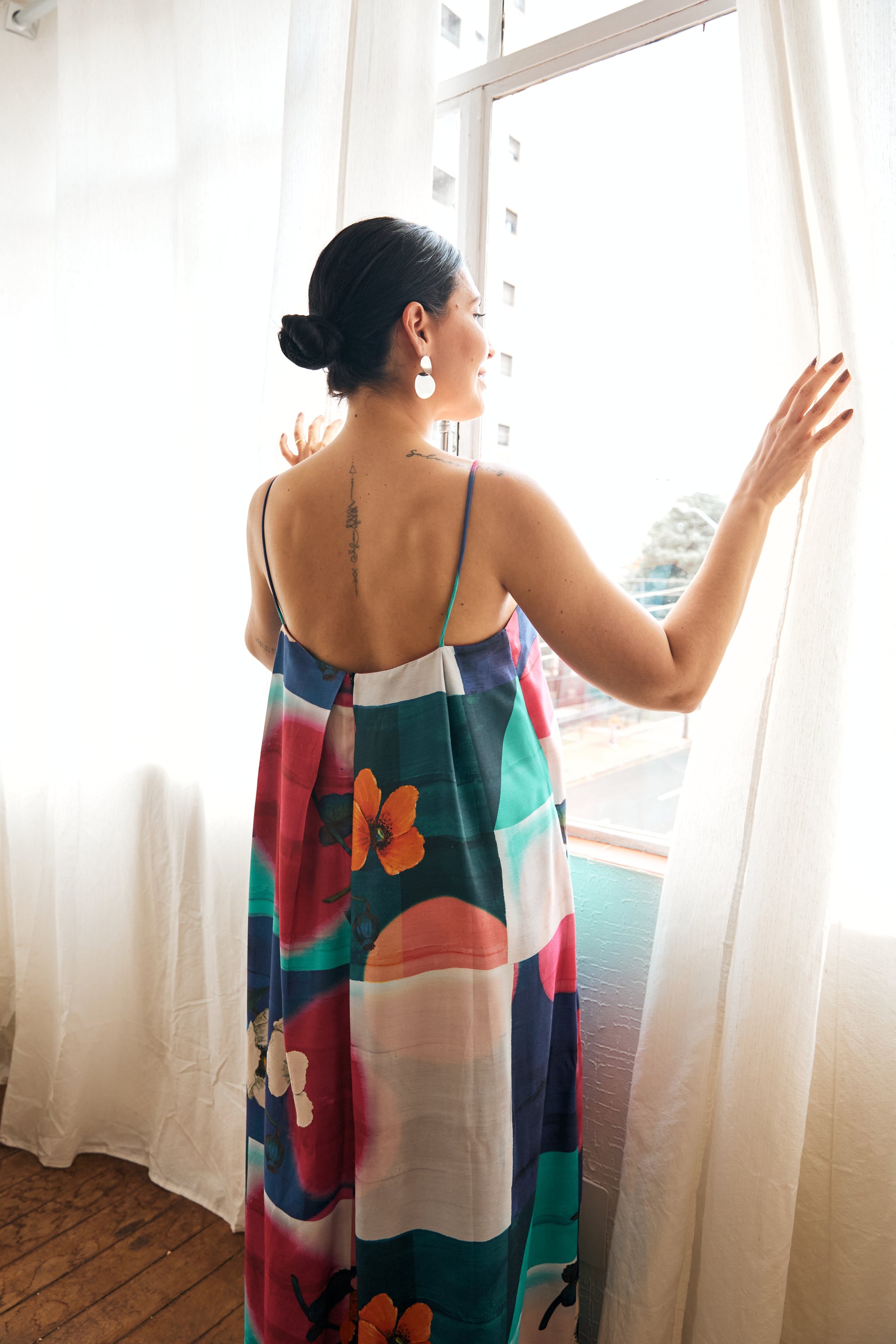 VESTIDO AQUARELA LONGO