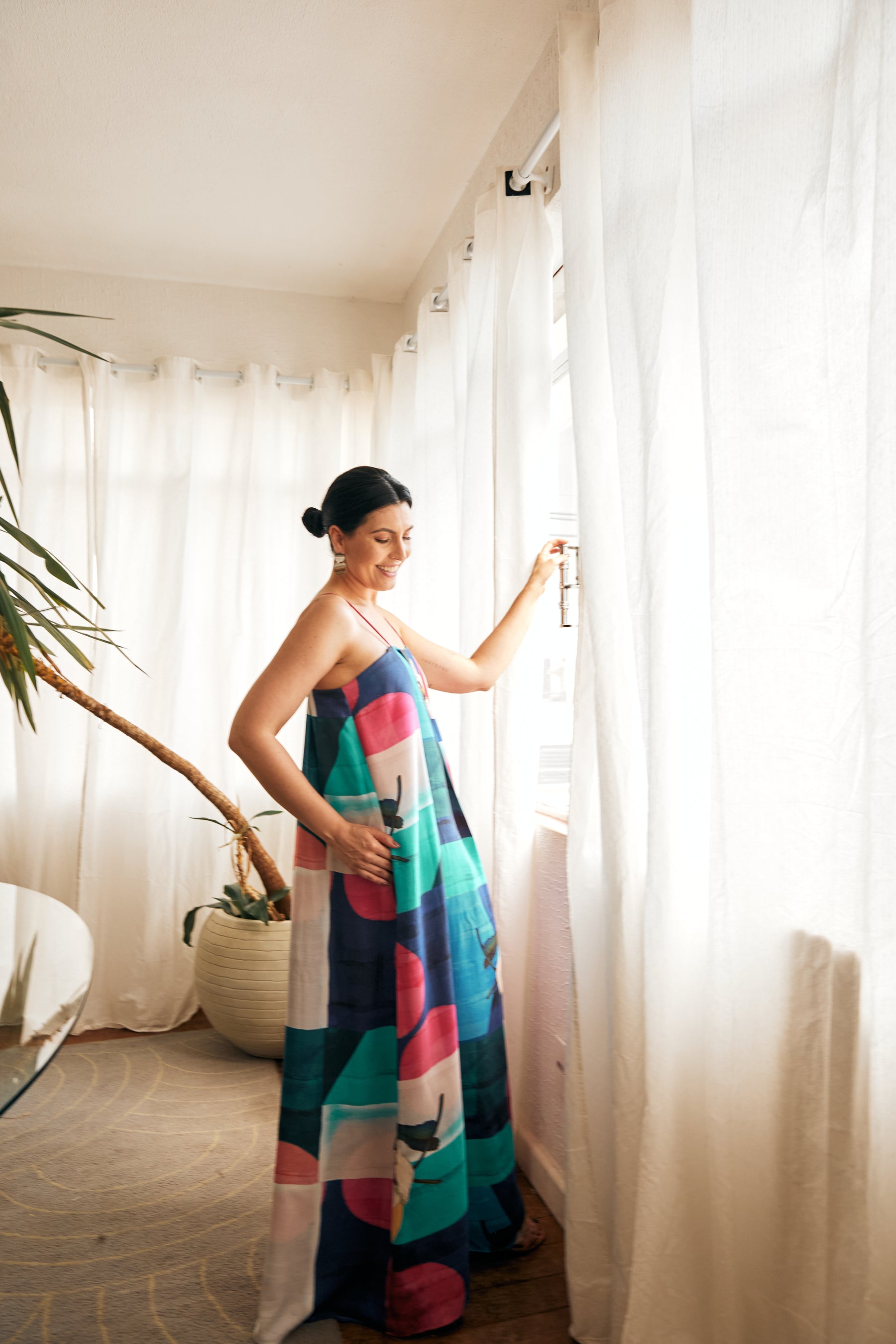 VESTIDO AQUARELA LONGO