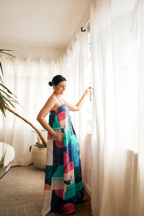 VESTIDO AQUARELA LONGO