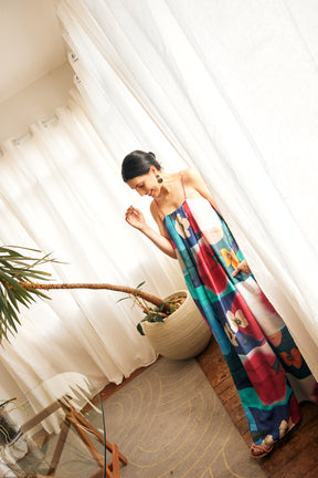 VESTIDO AQUARELA LONGO