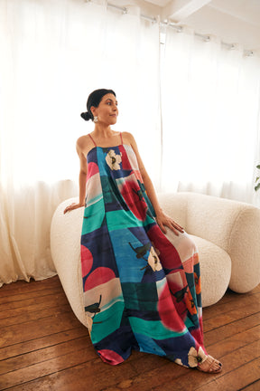 VESTIDO AQUARELA LONGO