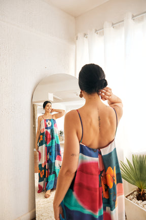 VESTIDO AQUARELA LONGO